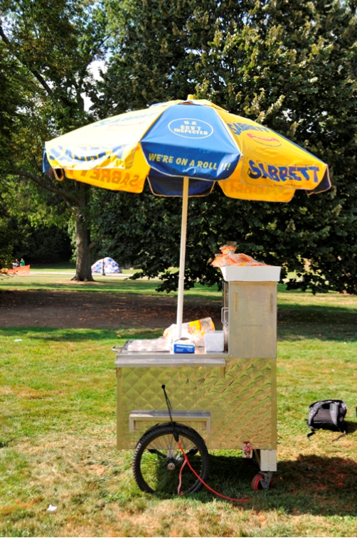 Hot Dog Cart Image